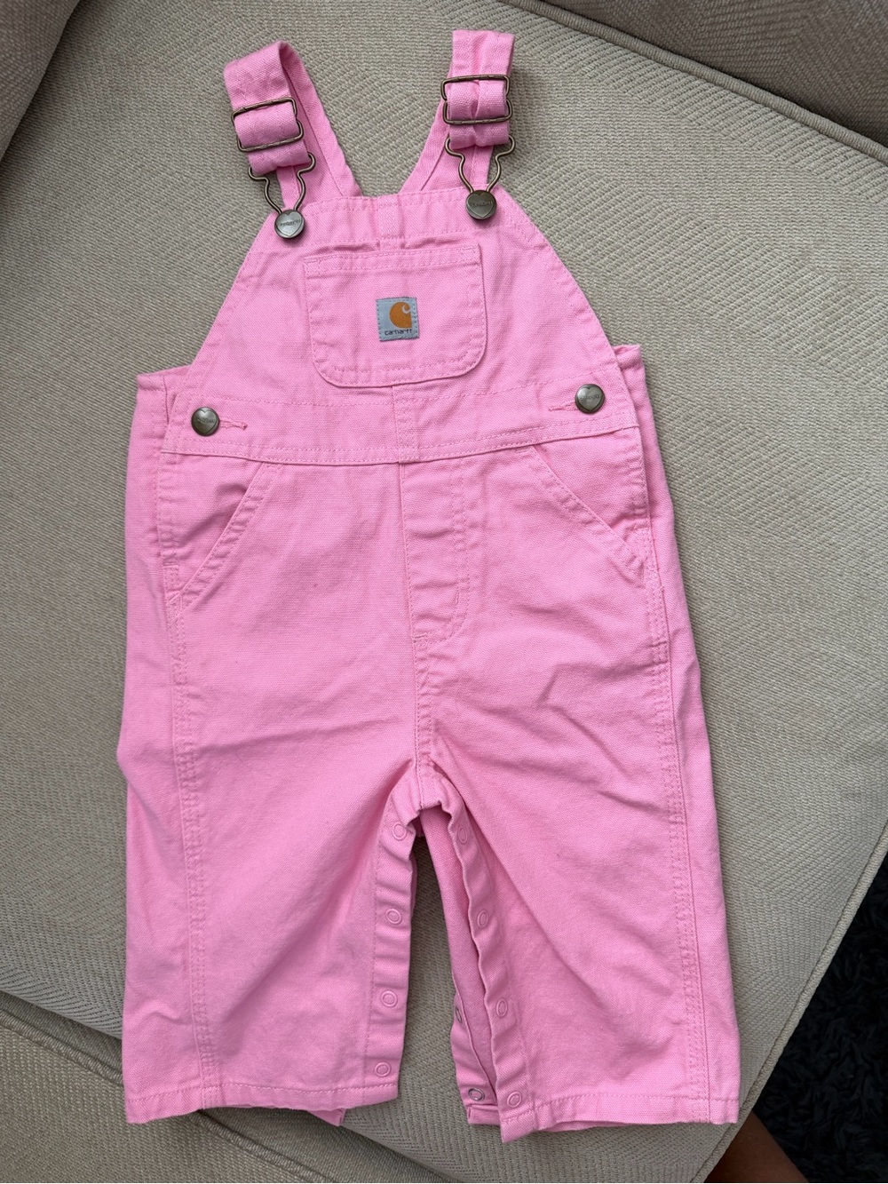 Carhartt Pink Kids Cotton Overalls